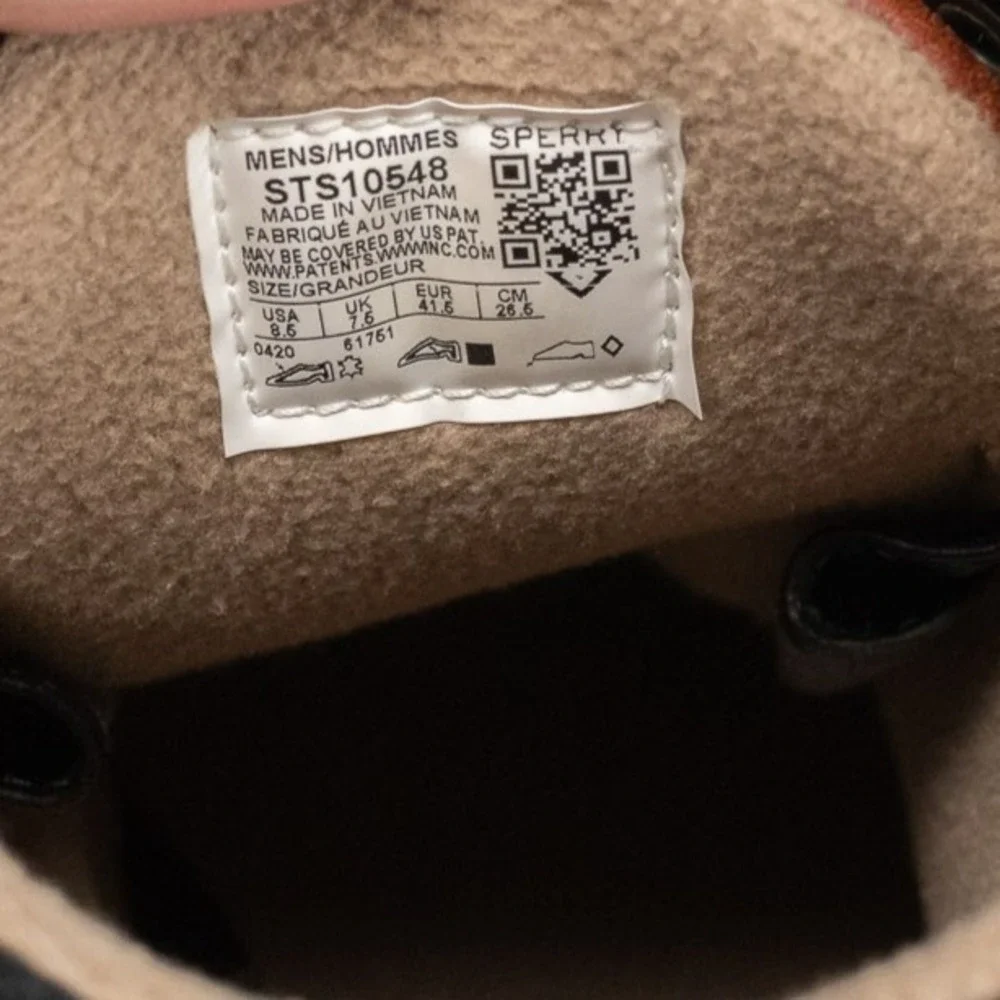 Sperry Men's Size 8.5‎ Avenue Brown Leather Waterproof Duck Boots